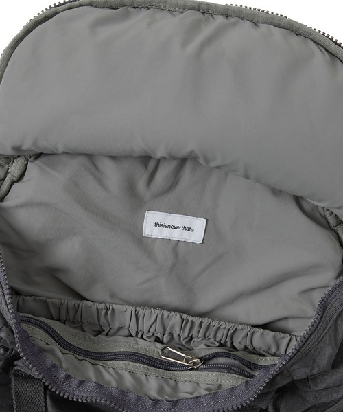thisisneverthat(ディスイズネバーザット)の「Overdyed MP Backpack(バックパック/リュック・メンズ・パープル系その他/チャコールアッシュ・FREE)」の8枚目の写真