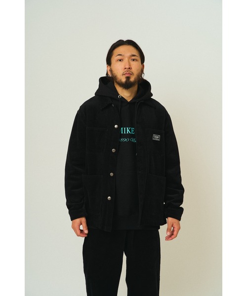 BIG MIKE(ビッグマイク)の「BIG MIKE ビックマイク / セットアップ対応 コーデュロイ カバーオールジャケット 102546700(カバーオール・メンズ・ベージュ/ブラック/ダークグリーン・X-LARGE/LARGE/MEDIUM)」の4枚目の写真