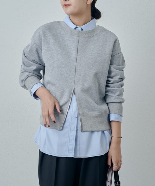 Lui's(ルイス)の「バンブーレーヨンステッチシャツ(シャツ/ブラウス・レディース・ホワイト/ブラック/サックスブルー・FREE)」の10枚目の写真