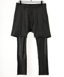 NO ID. | mp4081-PｽﾄﾚｯﾁﾏﾙﾁｼｰﾑﾚｲﾔｰﾄﾞﾊｰﾌPT(その他パンツ)