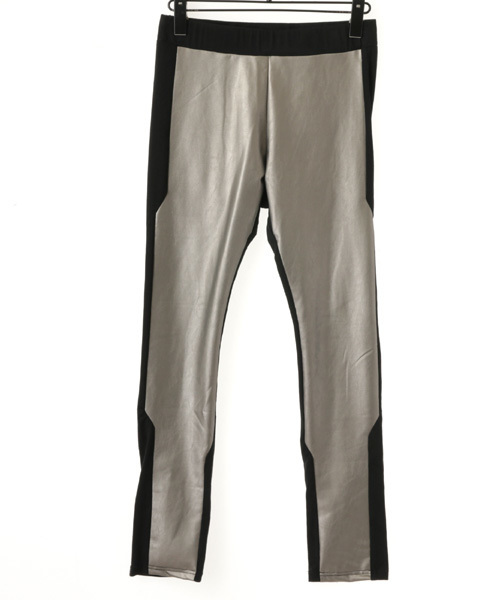 NO ID.（ノーアイディ）の「mp4081-PｽﾄﾚｯﾁﾏﾙﾁｼｰﾑﾚｲﾔｰﾄﾞﾊｰﾌPT（その他パンツ・メンズ・ライトグレー/ブラック・1/3/2）」の3枚目の写真