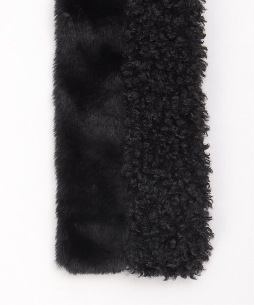 LBC(エルビーシー)の「プードルコンビティペット(マフラー・レディース・キャメル/ブラック/アイボリー・FREE)」の18枚目の写真