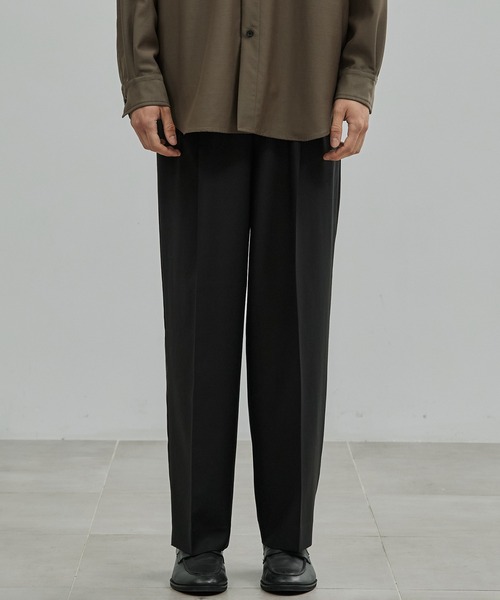 COMPACT CUPRA 2タックイージーパンツ（スラックス）｜UNITED TOKYO