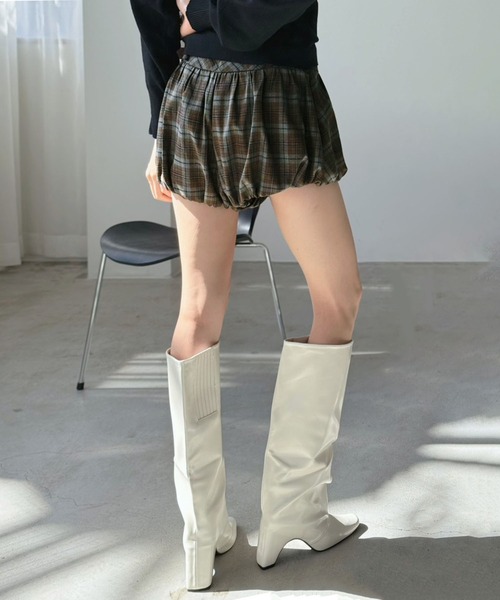 Jewelobe(ジュエローブ)の「チェックマイクロバルーンパンツ(その他パンツ・レディース・グリーン/グレー・M/S)」の18枚目の写真