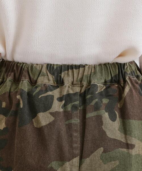 PINK-latte（ピンクラテ）の「ラップサイドラインスカパン（スカート・キッズ・ブラック系3/ブルー系その他5/カーキ系3/ブラック・13/14/15 /16）」の9枚目の写真