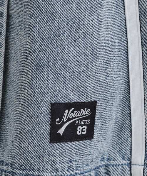 PINK-latte（ピンクラテ）の「ラップサイドラインスカパン（スカート・キッズ・ブラック系3/ブルー系その他5/カーキ系3/ブラック・13/14/15 /16）」の21枚目の写真