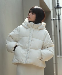 VIS（ビス）の「【アウター総選挙3位】フード取り外し可能軽量ダウンブルゾン/2WAY・撥水加工（ダウンジャケット/コート）」