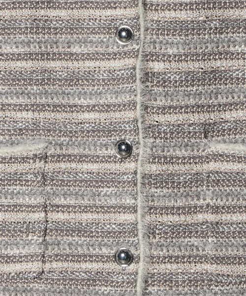 green label relaxing(グリーンレーベルリラクシング)の「ミックスツイードライク ニット ジレ ベスト(ベスト・レディース・その他1/オフホワイト/ブラック・FREE)」の17枚目の写真