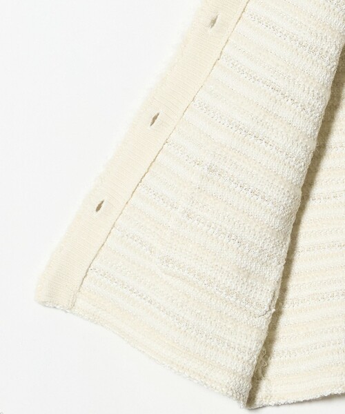 green label relaxing(グリーンレーベルリラクシング)の「ミックスツイードライク ニット ジレ ベスト(ベスト・レディース・その他1/オフホワイト/ブラック・FREE)」の13枚目の写真