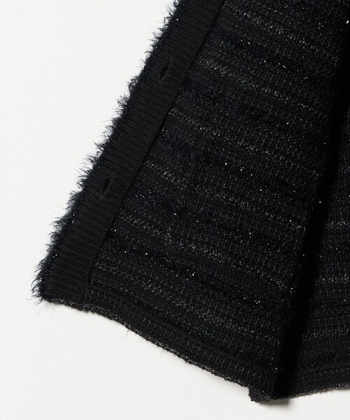 green label relaxing(グリーンレーベルリラクシング)の「ミックスツイードライク ニット ジレ ベスト(ベスト・レディース・その他1/オフホワイト/ブラック・FREE)」の6枚目の写真