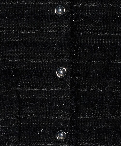 green label relaxing(グリーンレーベルリラクシング)の「ミックスツイードライク ニット ジレ ベスト(ベスト・レディース・その他1/オフホワイト/ブラック・FREE)」の7枚目の写真