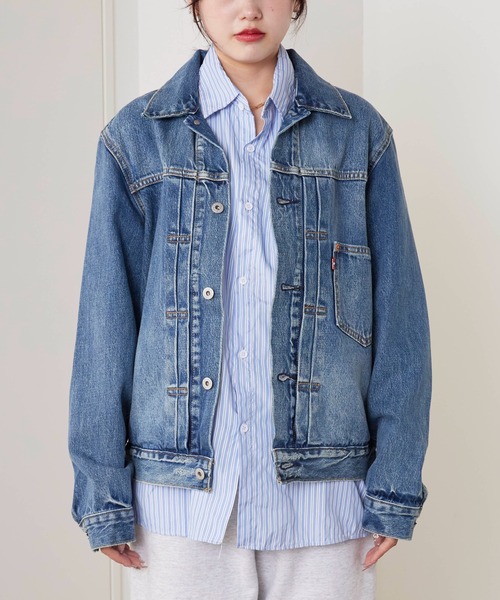 Levi's(リーバイス)の「LEVI'S/リーバイス TYPEⅠトラッカージャケット(デニムジャケット・メンズ・ブルー・S/XL/M/L)」の11枚目の写真