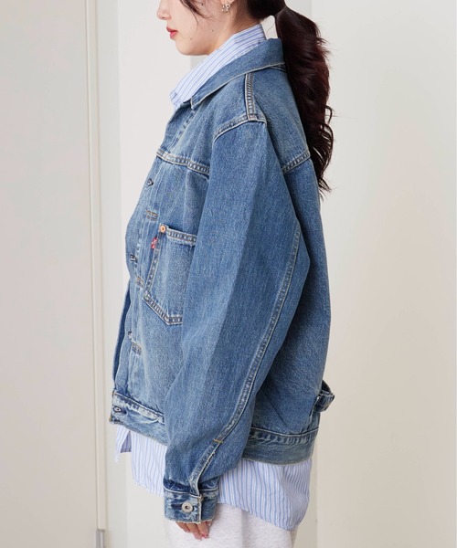 Levi's(リーバイス)の「LEVI'S/リーバイス TYPEⅠトラッカージャケット(デニムジャケット・メンズ・ブルー・S/XL/M/L)」の12枚目の写真