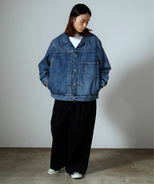 Levi's(リーバイス)の「LEVI'S/リーバイス TYPEⅠトラッカージャケット(デニムジャケット・メンズ・ブルー・S/XL/M/L)」の3枚目の写真