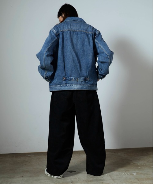 Levi's(リーバイス)の「LEVI'S/リーバイス TYPEⅠトラッカージャケット(デニムジャケット・メンズ・ブルー・S/XL/M/L)」の6枚目の写真