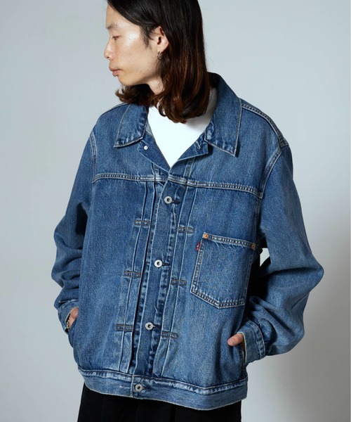 Levi's(リーバイス)の「LEVI'S/リーバイス TYPEⅠトラッカージャケット(デニムジャケット・メンズ・ブルー・S/XL/M/L)」の14枚目の写真