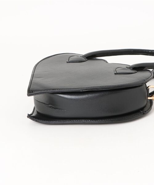 Burner(バーナー)の「【OKUOKU 0909】ハート ミニハンドバッグ oku-bag-34-25(ハンドバッグ・レディース・ブラック・FREE)」の3枚目の写真
