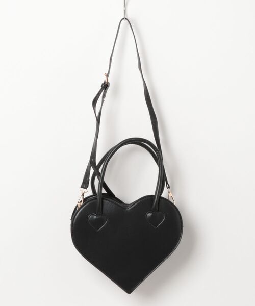Burner(バーナー)の「【OKUOKU 0909】ハート ミニハンドバッグ oku-bag-34-25(ハンドバッグ・レディース・ブラック・FREE)」の10枚目の写真