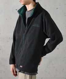 neos（ネオス）の「【neos】GENUINE DICKIES ジェニュイン ディッキーズ ルーズシルエット ロゴ 刺繍 フルジップ ボア フリース ジャケット（ブルゾン）」