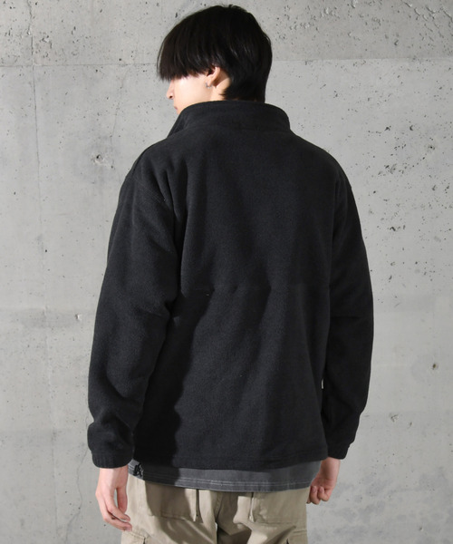 Dickies(ディッキーズ)の「【neos】GENUINE DICKIES ジェニュイン ディッキーズ ルーズシルエット ロゴ 刺繍 フルジップ ボア フリース ジャケット(ブルゾン・メンズ・スミクロ/ネイビー/ライトグレー/グリーン・MEDIUM/LARGE/X-LARGE)」の6枚目の写真