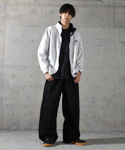 Dickies(ディッキーズ)の「【neos】GENUINE DICKIES ジェニュイン ディッキーズ ルーズシルエット ロゴ 刺繍 フルジップ ボア フリース ジャケット(ブルゾン・メンズ・スミクロ/ネイビー/ライトグレー/グリーン・MEDIUM/LARGE/X-LARGE)」の19枚目の写真