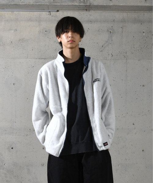 Dickies(ディッキーズ)の「【neos】GENUINE DICKIES ジェニュイン ディッキーズ ルーズシルエット ロゴ 刺繍 フルジップ ボア フリース ジャケット(ブルゾン・メンズ・スミクロ/ネイビー/ライトグレー/グリーン・MEDIUM/LARGE/X-LARGE)」の22枚目の写真