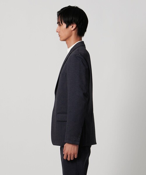 UNITED ARROWS（ユナイテッドアローズ）の「シャークスキン ジャージ  UA COZY ウォッシャブル ストレッチ 防しわ（テーラードジャケット・メンズ・ネイビー/ダークグレー・S/M/XL/L/XXL）」の7枚目の写真
