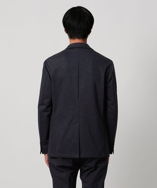 UNITED ARROWS（ユナイテッドアローズ）の「シャークスキン ジャージ  UA COZY ウォッシャブル ストレッチ 防しわ（テーラードジャケット・メンズ・ネイビー/ダークグレー・S/M/XL/L/XXL）」の8枚目の写真