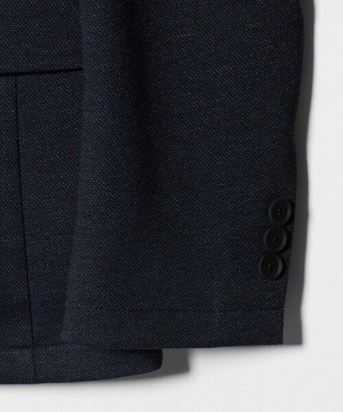 UNITED ARROWS（ユナイテッドアローズ）の「シャークスキン ジャージ  UA COZY ウォッシャブル ストレッチ 防しわ（テーラードジャケット・メンズ・ネイビー/ダークグレー・S/M/XL/L/XXL）」の12枚目の写真