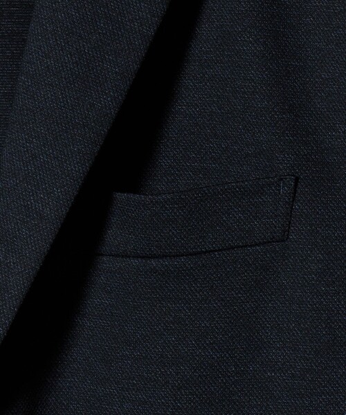 UNITED ARROWS（ユナイテッドアローズ）の「シャークスキン ジャージ  UA COZY ウォッシャブル ストレッチ 防しわ（テーラードジャケット・メンズ・ネイビー/ダークグレー・S/M/XL/L/XXL）」の13枚目の写真