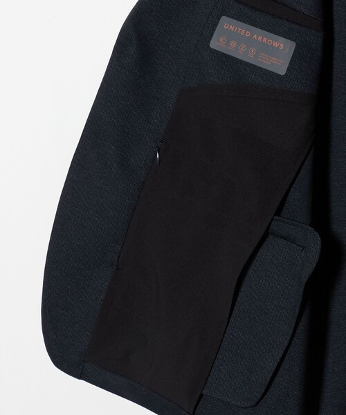 UNITED ARROWS（ユナイテッドアローズ）の「シャークスキン ジャージ  UA COZY ウォッシャブル ストレッチ 防しわ（テーラードジャケット・メンズ・ネイビー/ダークグレー・S/M/XL/L/XXL）」の19枚目の写真