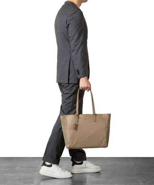 MACKINTOSH PHILOSOPHY(マッキントッシュ フィロソフィー)の「マッキントッシュフィロソフィー トートバッグ A4サイズ収納可能 13.3inchPC収納 17991(トートバッグ・レディース・ブラック/ベージュ・FREE)」の2枚目の写真