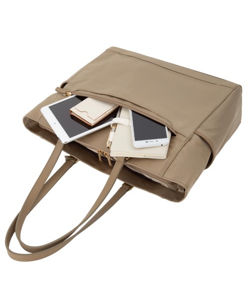 MACKINTOSH PHILOSOPHY(マッキントッシュ フィロソフィー)の「マッキントッシュフィロソフィー トートバッグ A4サイズ収納可能 13.3inchPC収納 17991(トートバッグ・レディース・ブラック/ベージュ・FREE)」の18枚目の写真