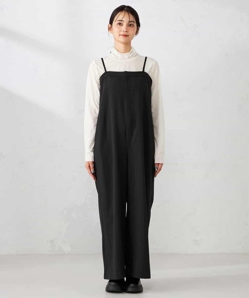 a.v.v（アーヴェヴェ）の「【洗える】2WAYコンビネゾン（ワンピース・レディース・ブラック・39）」の17枚目の写真