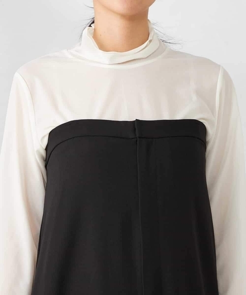 a.v.v（アーヴェヴェ）の「【洗える】2WAYコンビネゾン（ワンピース・レディース・ブラック・39）」の7枚目の写真