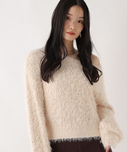 Heather(ヘザー)の「ポップコーンシャギーニット 598409(ニット/セーター・レディース・アイボリー/グレー/ピンク/ブラウン・FREE)」の20枚目の写真