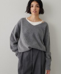 whimGazette ニット　セ－タ－新品ま未使用 Whim Gazette｜ウィムガゼットのニット/セーター（グレー/灰色系）通販