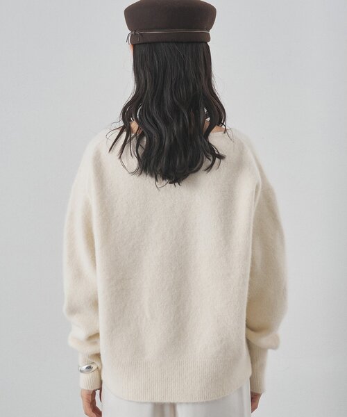 フォックスウール Vネックプルオーバー（ニット/セーター）｜Whim