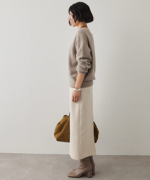 フォックスウール Vネックプルオーバー（ニット/セーター）｜Whim