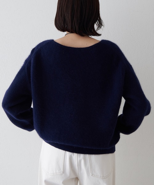 セール】フォックスウール Vネックプルオーバー（ニット/セーター