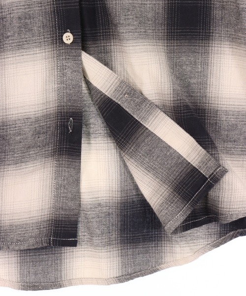 ANAP（アナップ）の「オンブレ チェック 刺繍 オーバーサイズ シャツ（シャツ/ブラウス・レディース・レッド/ブラック・F）」の18枚目の写真