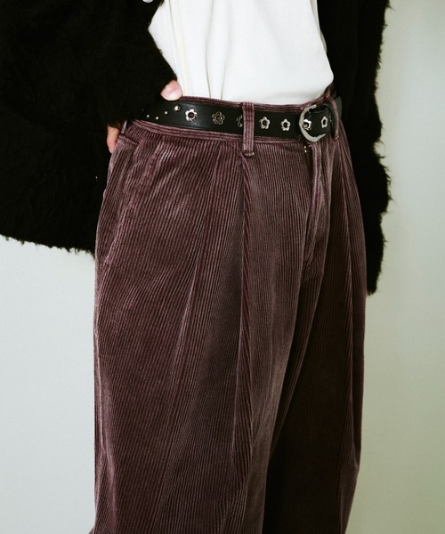 CAMPHOR WOOD(カンファーウッド)の「super baggy faded corduroy trousers / スーパーワイドバギーフェードコーディロイパンツ(その他パンツ・メンズ・ブラック/バーガンディー・SMALL/MEDIUM/LARGE)」の19枚目の写真
