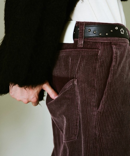 CAMPHOR WOOD(カンファーウッド)の「super baggy faded corduroy trousers / スーパーワイドバギーフェードコーディロイパンツ(その他パンツ・メンズ・ブラック/バーガンディー・SMALL/MEDIUM/LARGE)」の16枚目の写真