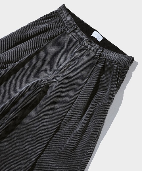 CAMPHOR WOOD(カンファーウッド)の「super baggy faded corduroy trousers / スーパーワイドバギーフェードコーディロイパンツ(その他パンツ・メンズ・ブラック/バーガンディー・SMALL/MEDIUM/LARGE)」の13枚目の写真