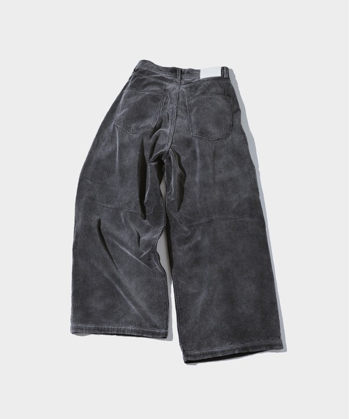 CAMPHOR WOOD(カンファーウッド)の「super baggy faded corduroy trousers / スーパーワイドバギーフェードコーディロイパンツ(その他パンツ・メンズ・ブラック/バーガンディー・SMALL/MEDIUM/LARGE)」の7枚目の写真