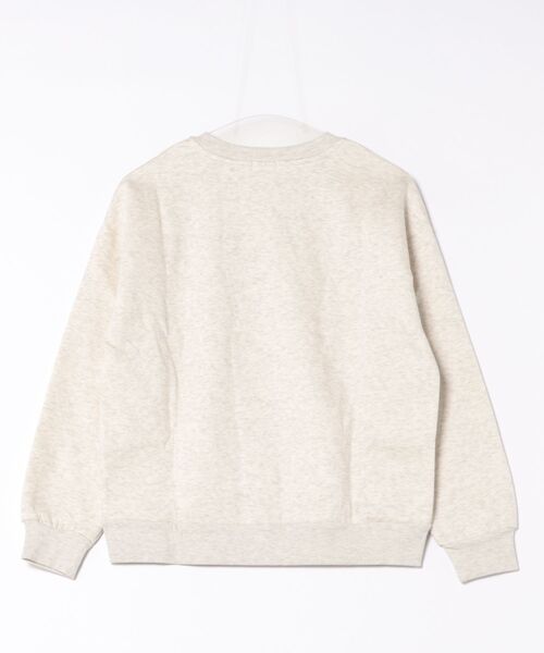 Honeys（ハニーズ）の「【ハニぽか】裏起毛ゆるロゴスウェット（スウェット・レディース・ネイビー/オートミール/杢グレー/ブラウン・L/S/M/LL）」の10枚目の写真