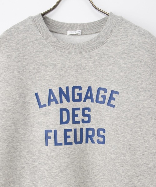 Honeys（ハニーズ）の「【ハニぽか】裏起毛ゆるロゴスウェット（スウェット・レディース・ネイビー/オートミール/杢グレー/ブラウン・L/S/M/LL）」の21枚目の写真