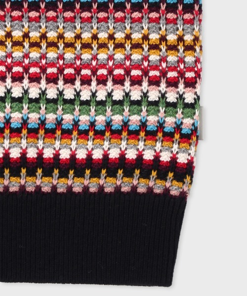セール】ジュニア マルチボーダー ニットベスト / 893179 4153204