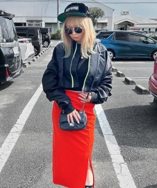 Y2Kシンプルショート丈MA-1ブルゾン（その他トップス）｜Belle Cie