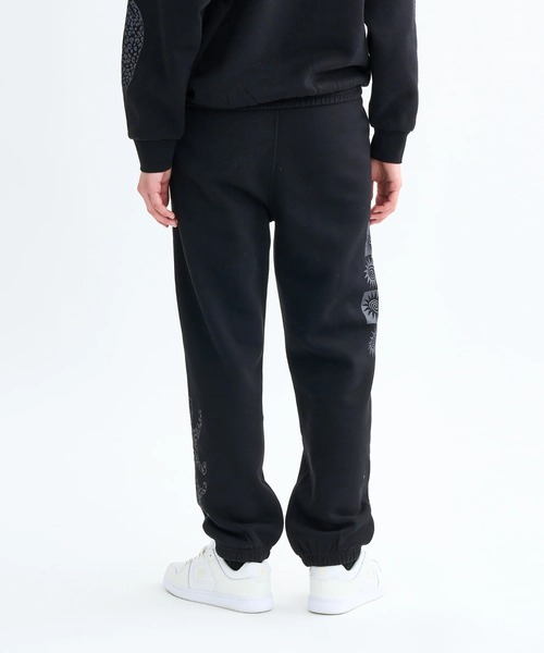 RVCA(ルーカ)の「RVCA レディース BAGGY BF SWEAT PANTS セットアップボトムス 【2025年秋冬モデル】 @autumn/ルーカスウェットパンツ(スウェットパンツ・レディース・オフホワイト/ブラック・MEDIUM/SMALL)」の2枚目の写真